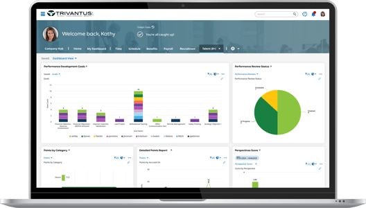 Performance Management Software Laptop Screenshot